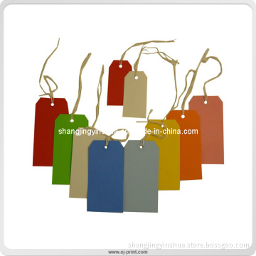 Custom Colourful Paper Printed Garment Hang Tags